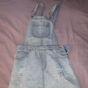 Forever 21 skirt overalls